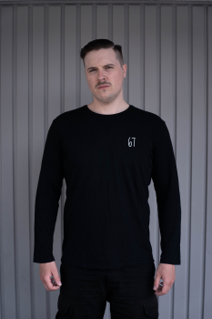 Anker Longsleeve Schwarz